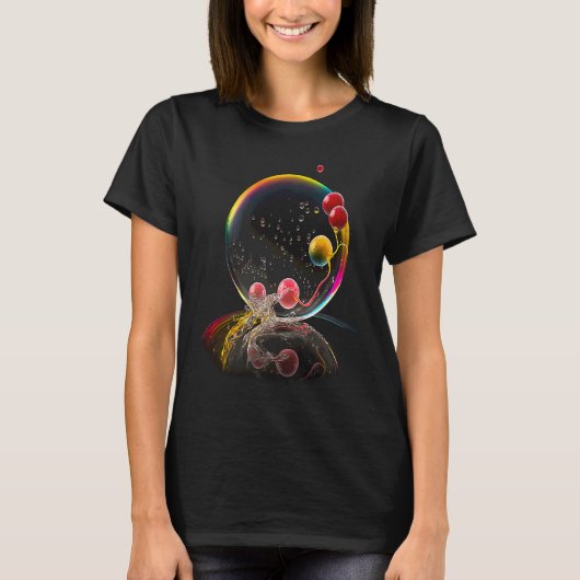 Bessen in zeepbel vruchten t-shirt (Voorkant)