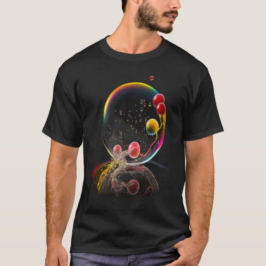 Bessen in zeepbel vruchten t-shirt (Voorkant)