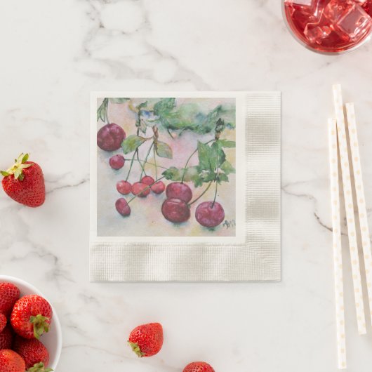 Bessen. Kersen Servet (Insitu)