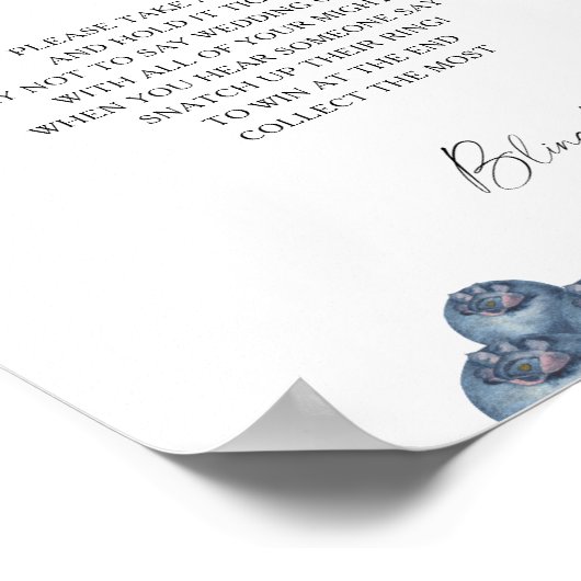 Bessen - lente zet een ring op het spel poster (Hoek)