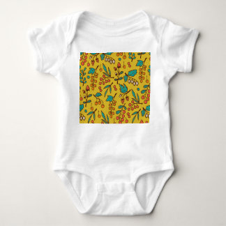 Bessen op takken, naadloze natuur. romper