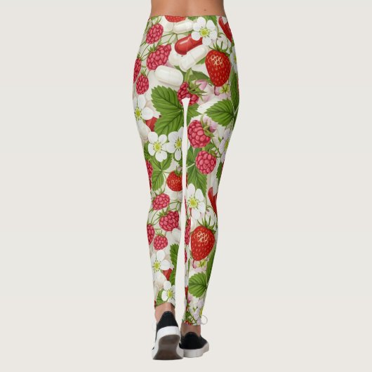 Bessen & Pillen Gezondheidspatroon Leggings (Achterkant)