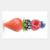 Bessen piramide rechthoekige sticker (Voorkant)