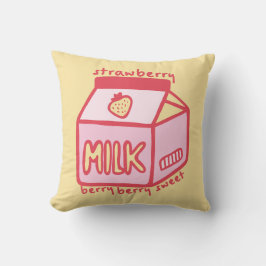 bessen zoete aardbeienmelk kussen