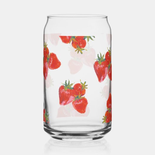 Bessendrinkservies 🍓 blikvorm glas (Voorkant)