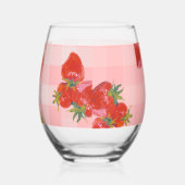 Bessendrinkservies 🍓 wijnglas zonder voet (Links)