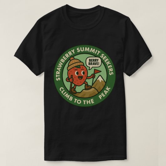 Bessengeweldige Bergwandelavontuur T-shirt (Design voorkant)