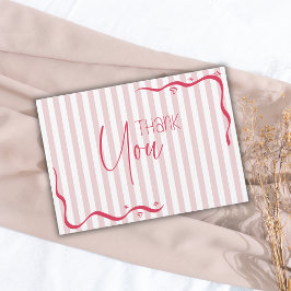 Bessengolf Blozen Klassieke Vintage Baby Shower Bedankkaart