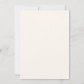 Bessenhuwelijk met witte bladeren kaart (Achterkant)