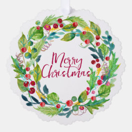 Bessenkans Papier Ornament Kaart
