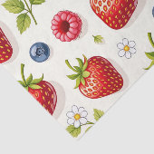 Bessenkleurpatroon Verse Zomerfruit Tissuepapier (Detail)
