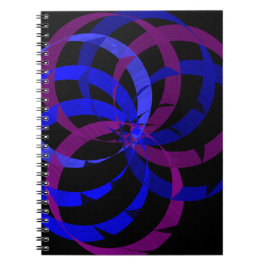 Bessenmix Geometrisch Spiraal Notebook Notitieboek