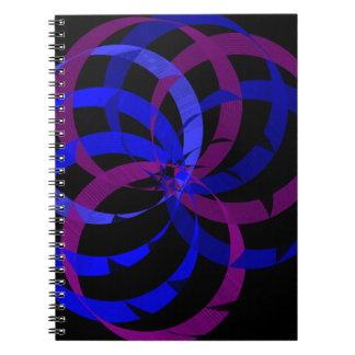 Bessenmix Geometrisch Spiraal Notebook Notitieboek