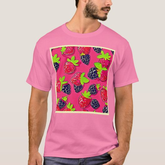 Bessenplek: Zoet Ontwerp T-shirt (Voorkant)