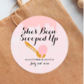 Bessentaart bruidsshower multi-use sticker