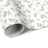 Bessentakken Botanisch Cadeaupapier (Rol Hoek)