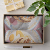 Bessenvafelbenodigdheden bord tissuepapier (Geschenk)