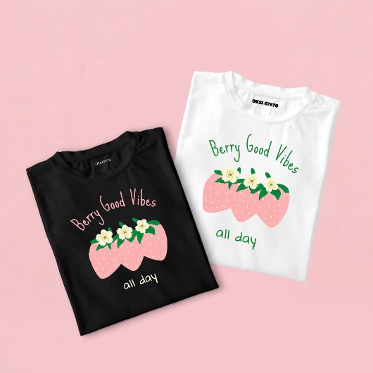 Bessenvibes de hele dag t-shirt
