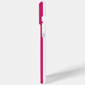 Bessenvlekken en witte monogramstrepen Case-Mate iPhone case (Achterkant / Links)