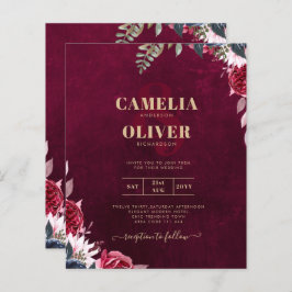 Bessenvlier bloemige bruiloft