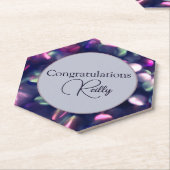 Bessenvonkje Aanpasbare Papieren Onderzetter (Schuin)