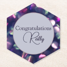 Bessenvonkje Aanpasbare Papieren Onderzetter