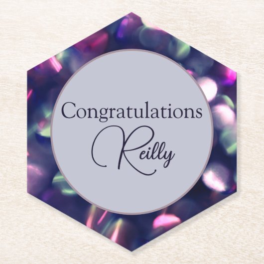 Bessenvonkje Aanpasbare Papieren Onderzetter (Voorkant)