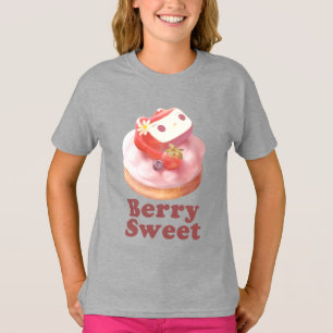Bessenvreugd: Bunny Girl Aardbeientaart T-shirt