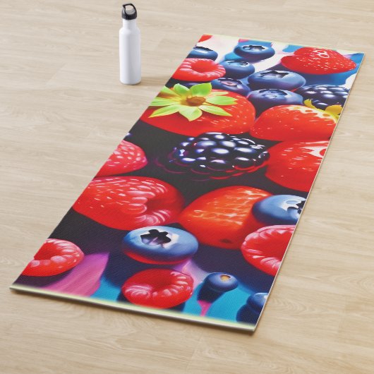 Bessenvriendelijke Burst Delight Design Yogamat (In situ)