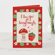 Bessenvriendjes Valentijnkaart