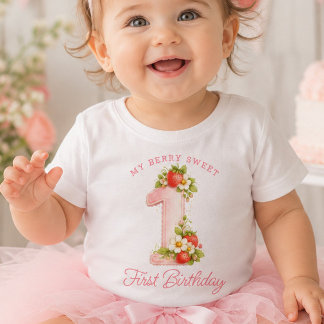 Bessenvrolijke Eerste Verjaardagsshirt