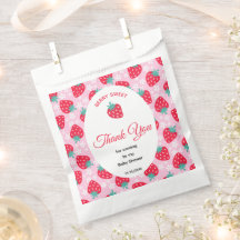 Bessenvrolijke Roze Aardbei Baby Shower
