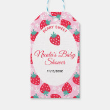 Bessenvrolijke Roze Aardbei Baby Shower
