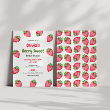 Bessenvrolijke Roze Rode Aardbei Bruiloft