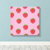Bessenvrolijke Zomer Canvas Afdruk (Insitu (Houten vloer))