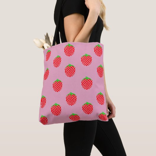 Bessenvrolijke Zomer Tote Bag (Dichtbij)