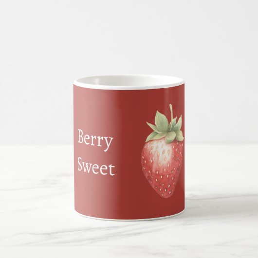 Bessenvruchten Zoete Aardbei Koffiemok (Center)