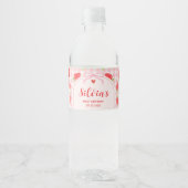 Bessie Aardbei Waterfles Etiket (Voorkant)