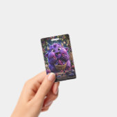 Bessie Bandiet Cute Monster Fantasy Bos Kunst Badge (Handheld)