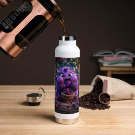 Bessie Bandiet Cute Monster Fantasy Bosland Kunst Waterfles