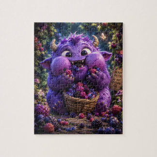 Bessie Boef Cute Monster Fantasie Bos Kunst Legpuzzel