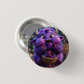 Bessie Boef Cute Monster Fantasy Bos Kunst Ronde Button 3,2 Cm (Voorkant /achterkant)