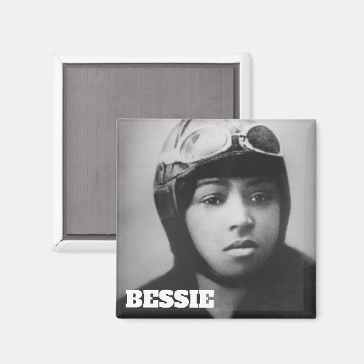 Bessie Coleman - Aviation Pioneer Magneet (Voorkant / Achterkant)