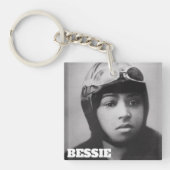 Bessie Coleman - Aviation Pioneer Sleutelhanger (Voorkant)