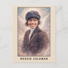 Bessie Coleman Aviatrix Angel Briefkaart