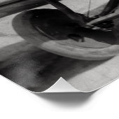 Bessie Coleman en haar vliegtuig, 1922 Perfect Poster (Hoek)