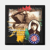 Bessie Coleman Magneet (Voorkant)