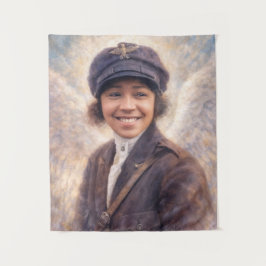 Bessie Coleman Met Vleugels Schilderij Wandkleed