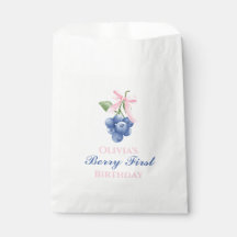 Bessie Eerste bosbes verjaardag Roze Strik Coquett