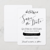 Bessie en Kano redden de datum Save The Date (Voorkant / Achterkant)